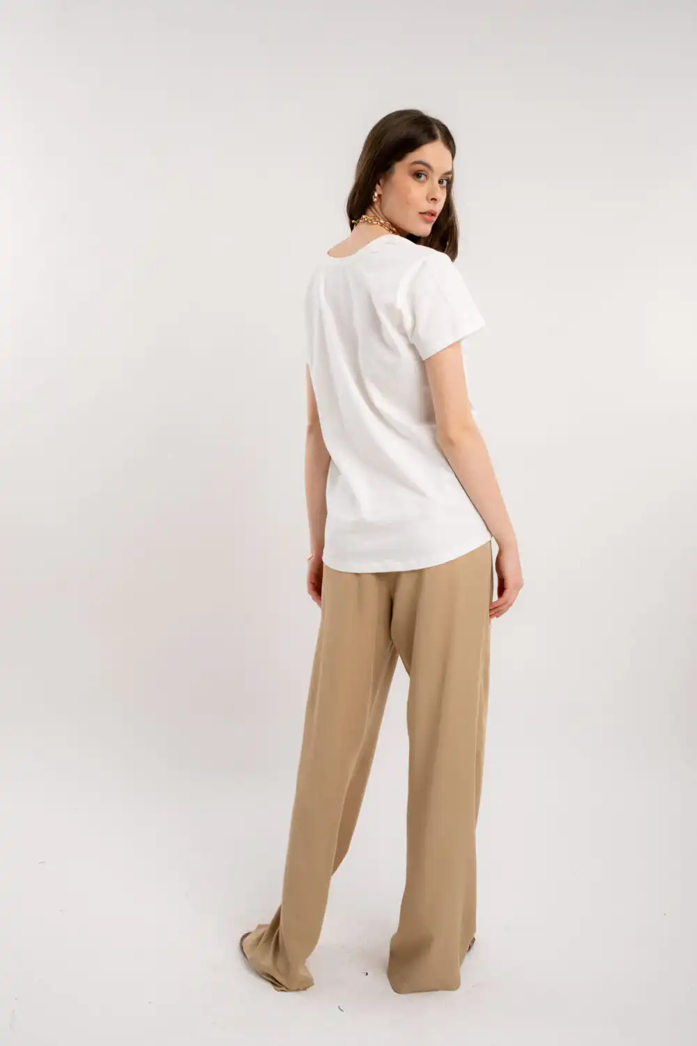 MAJICA ANTIGONA ORGANIC OFF WHITE - Slika 3