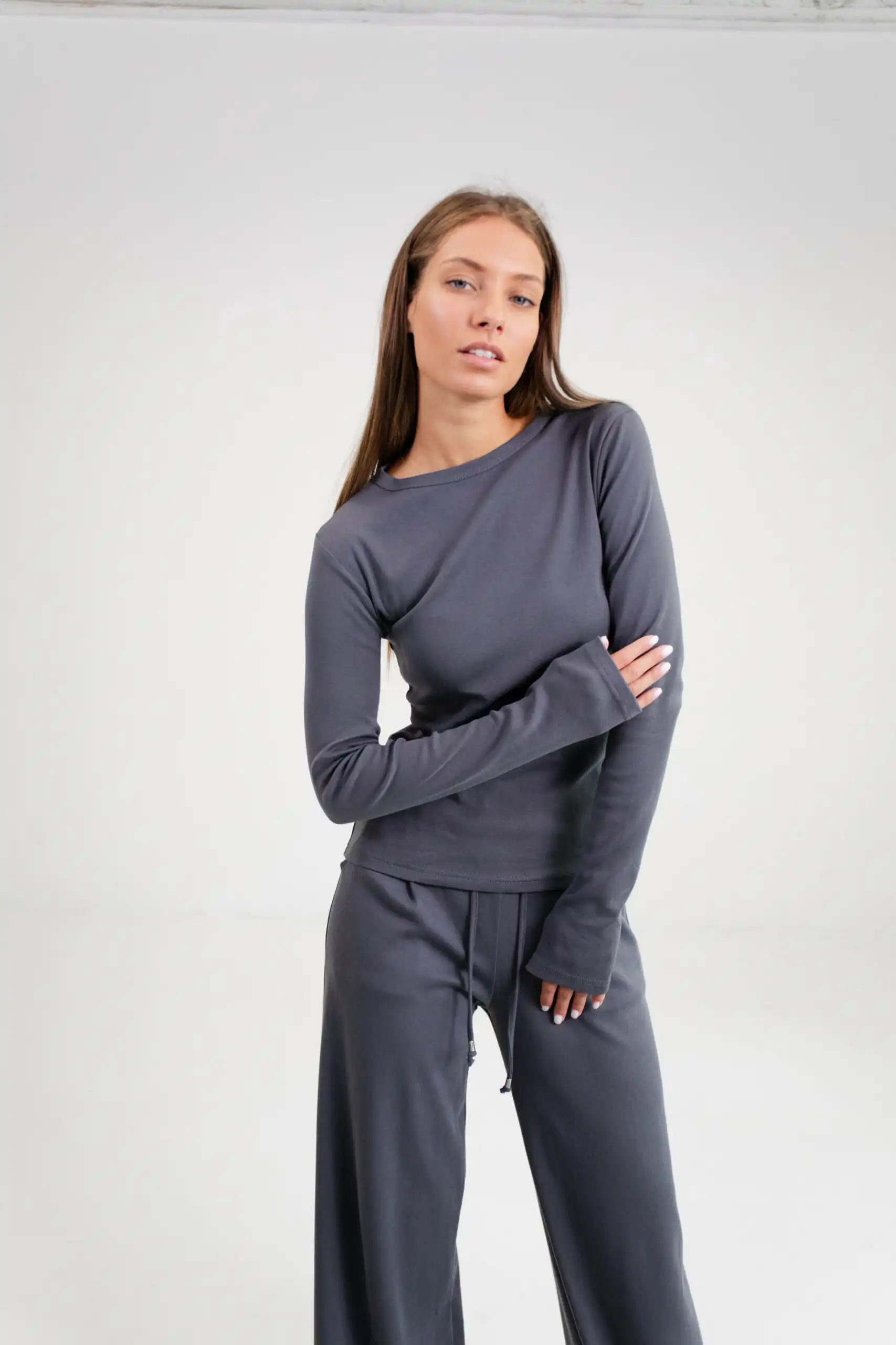 029A5440 Majica Basic dark grey