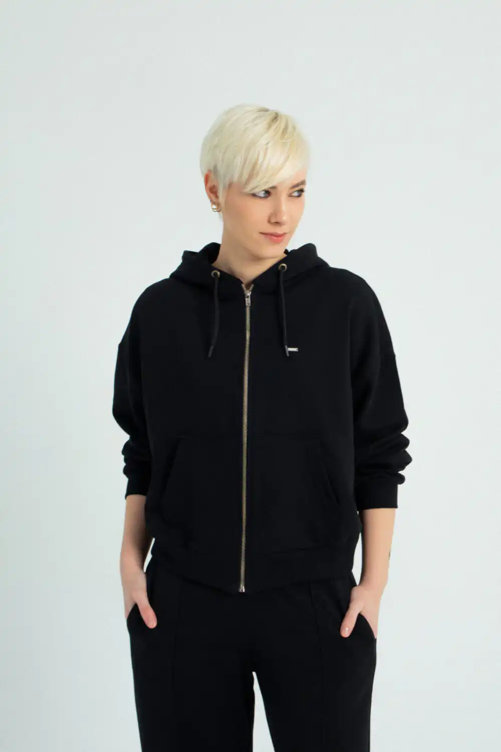 DUKS JAKNA BOYFRIEND BLACK - Slika 4