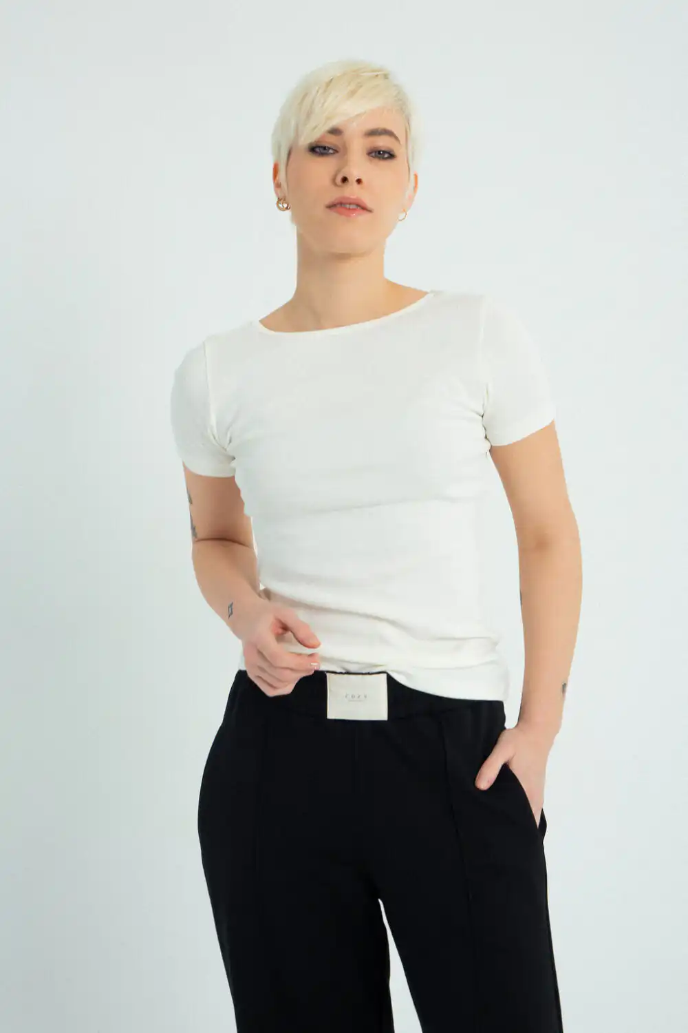 MAJICA NEO ORGANIC OFF WHITE - Slika 5