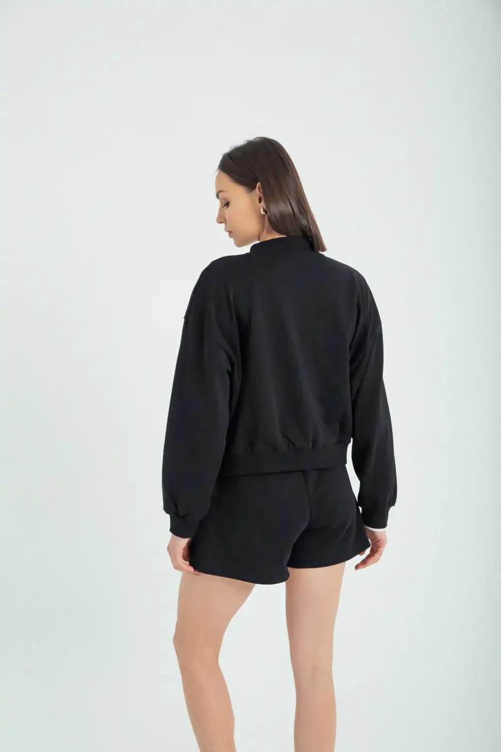 DUKS JAKNA BOMBER BLACK - Slika 4