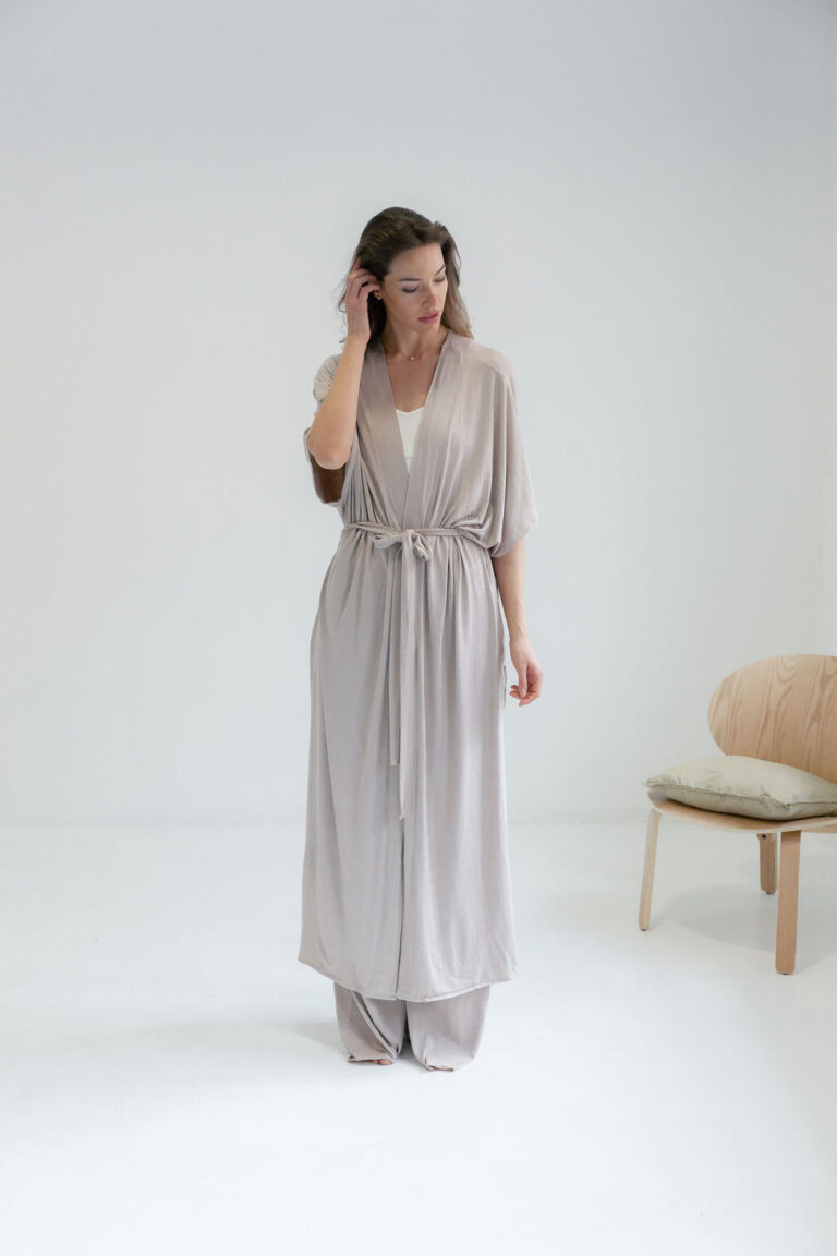 KIMONO LONG MOCHA