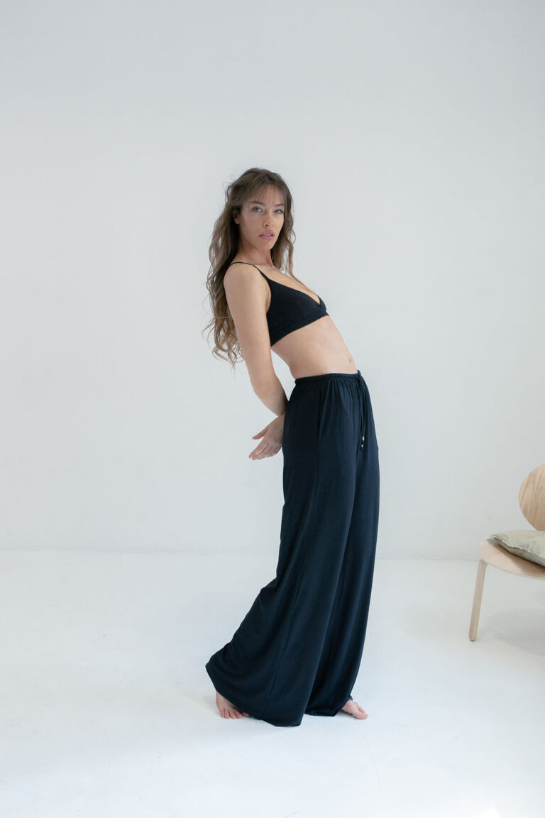 PANTALONE VISCOSE BLACK