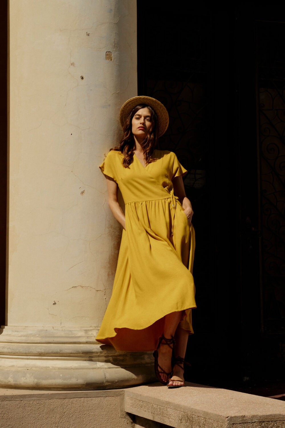 Haljina Vedrana honey yellow